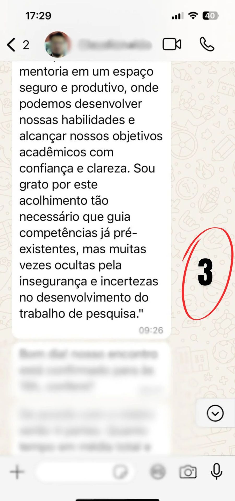 Review do aluno Claudionaldo, parte 3 de 3 sobre orientação que potencializa